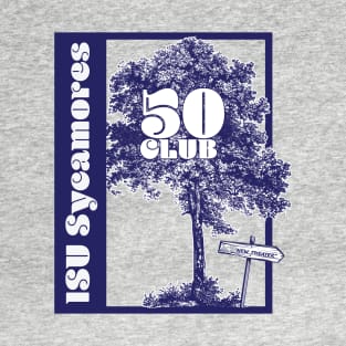 ISU Sycamore Theater 50 Club (Blue version) T-Shirt